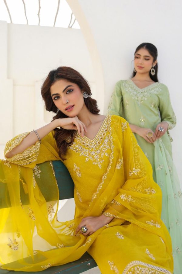 Rayon self design Dobby Embroidery kurta